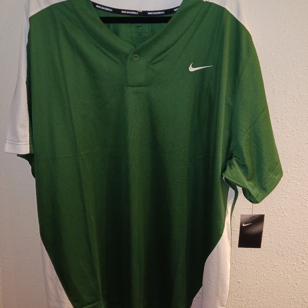 Nike 3xl Green baseball Shirt